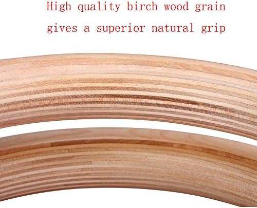 Wood olympic rings with buckle straps — photo 4
