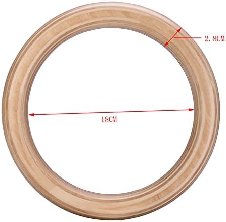 Wood olympic rings with buckle straps — photo 5