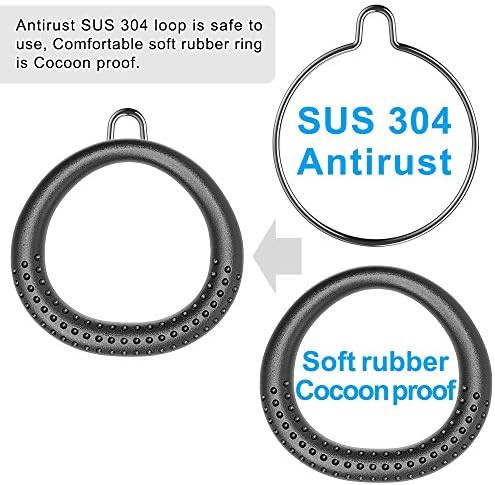 Steel trapeze swing rings for kids — photo 4