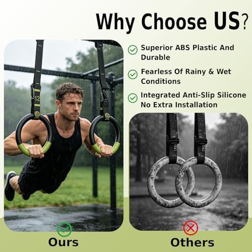 Heavy duty ABS rings with non slip grip tape — photo 4