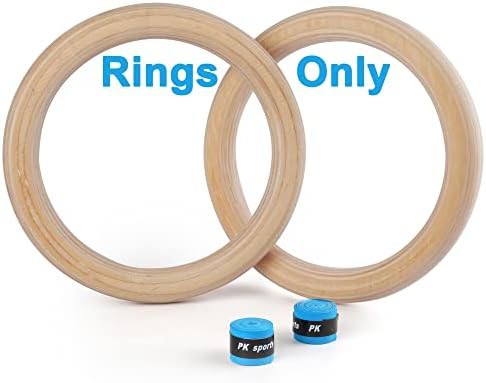 Yoelvn thick wood gym rings 32mm — photo 4