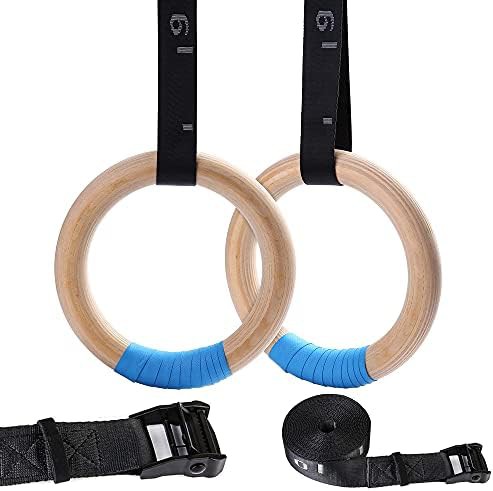 Yoelvn wood training rings with cam buckles — photo 4