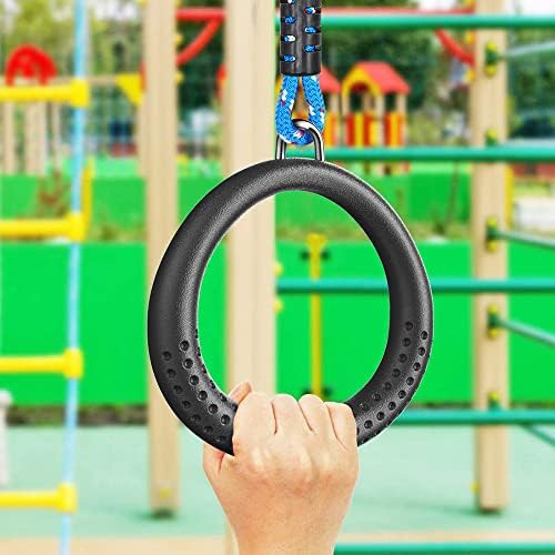 Black ninja monkey rings for outdoor courses — photo 3