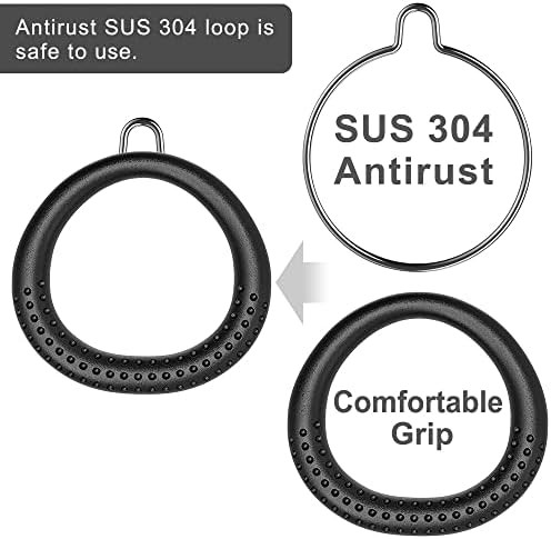 Black ninja monkey rings for outdoor courses — photo 4