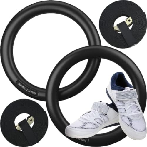 Nordic lifting venja gymnastic rings size 7 white