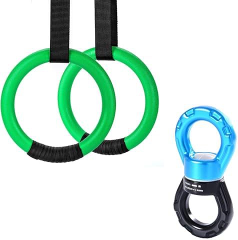 Heavy duty rings with swivel rotator