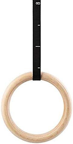 Wooden 32mm exercise and fitness rings — photo 4