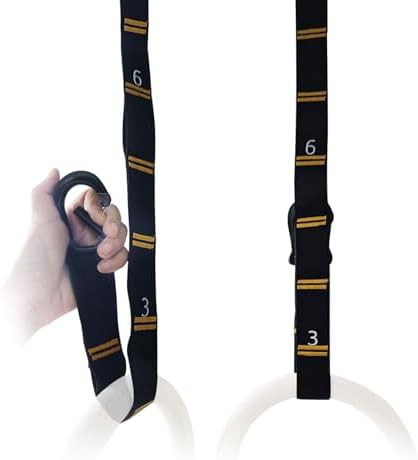 Numbered straps for gymnastic rings 8.2ft