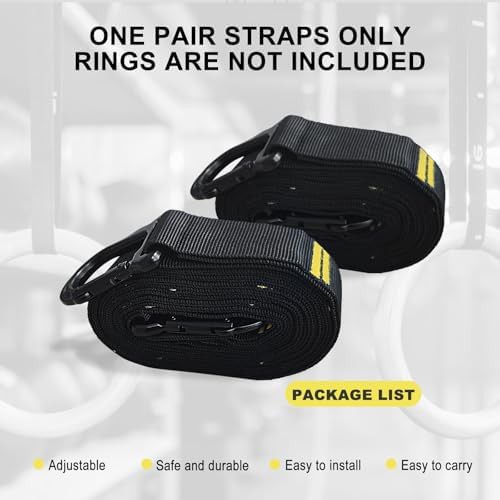 Numbered straps for gymnastic rings 8.2ft — photo 5