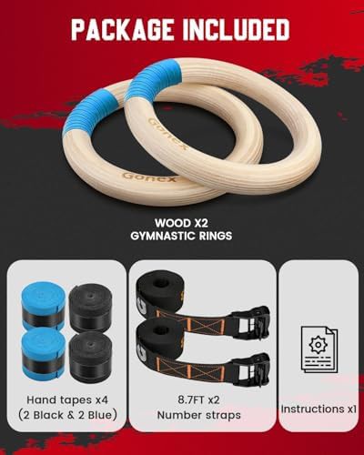 Numbered strap wood rings 32mm — photo 5