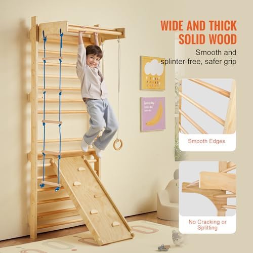 Swedish wall gym wooden jungle gym — photo 4