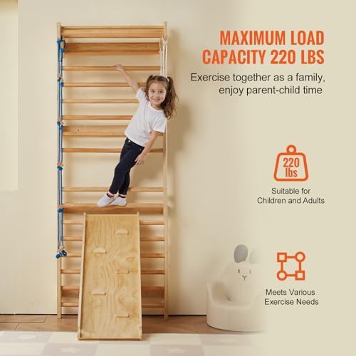 Swedish wall gym wooden jungle gym — photo 5