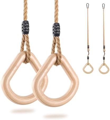 Water drop style kids gymnastics rings