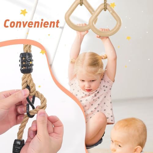 Water drop style kids gymnastics rings — photo 4