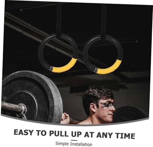 ABS hanging gymnastic rings pair — photo 3