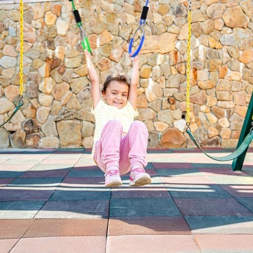 Five piece colorful outdoor ninja rings — photo 3