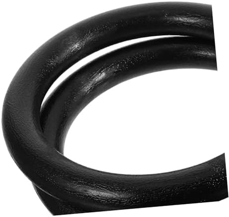 Black ABS plastic rings for strength training — photo 3