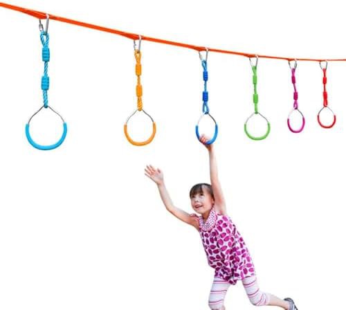 Green Monkey Bar Obstacle Rings Eight Pack — photo 4