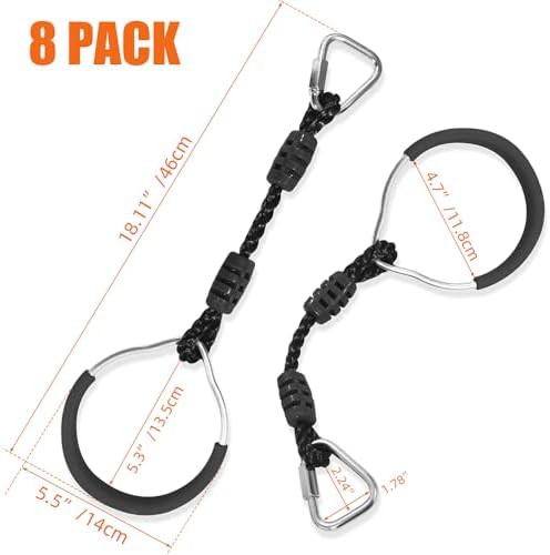 Black Monkey Style Ninja Rings Eight Pack — photo 5