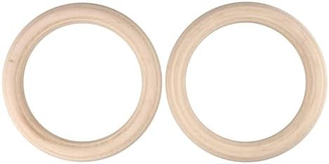 Small diameter wood exercise rings — photo 3