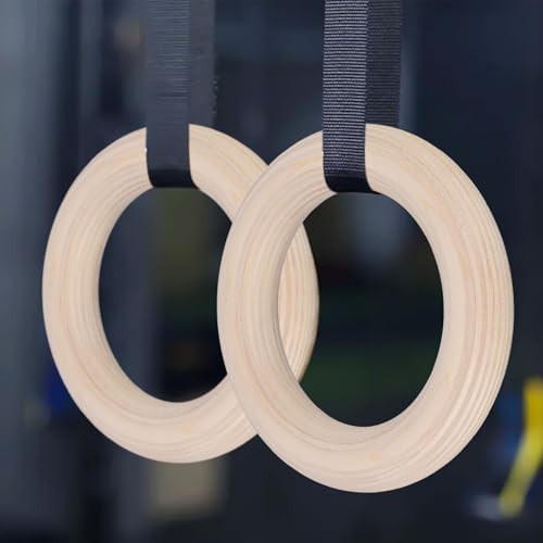 Birch wood pull-up rings for home gym — photo 4