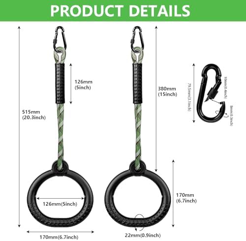 Monkey style ninja swing rings — photo 5