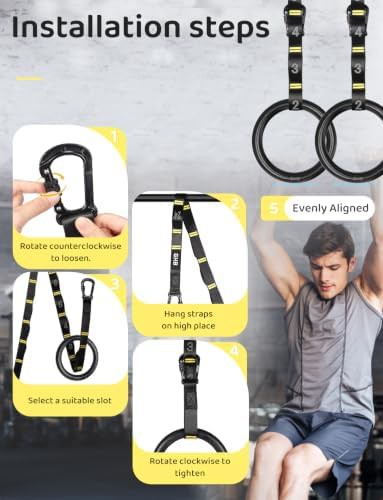 Adjustable 28mm plastic rings 1000lb capacity — photo 3