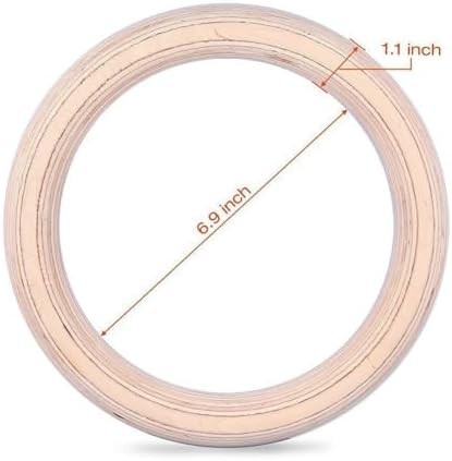 Single birch wood ring 28mm — photo 3
