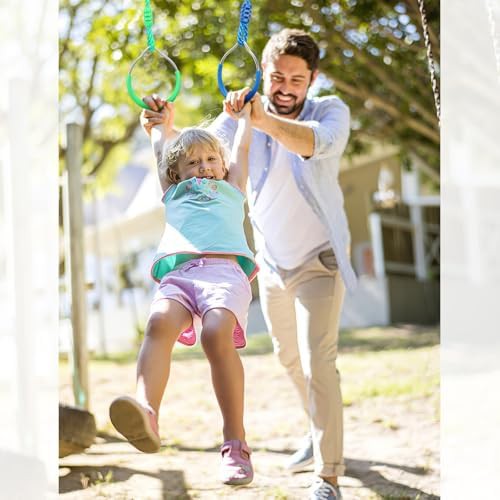 Colorful swing rings for kids and adults — photo 3