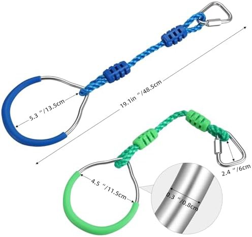 Colorful swing rings for kids and adults — photo 5