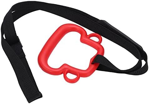 Generic kids abs gymnastic rings red