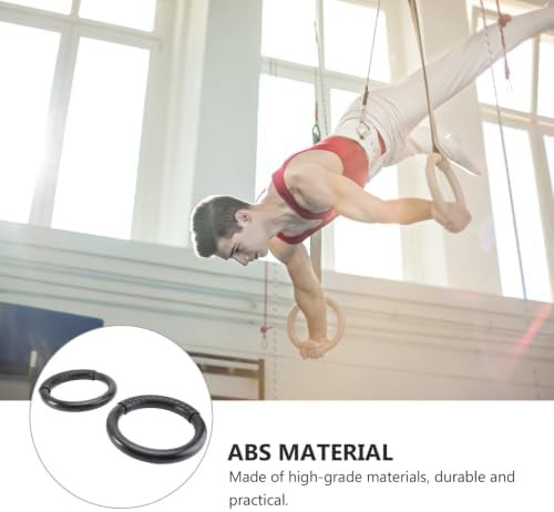 Nine inch ABS plastic workout rings — photo 3