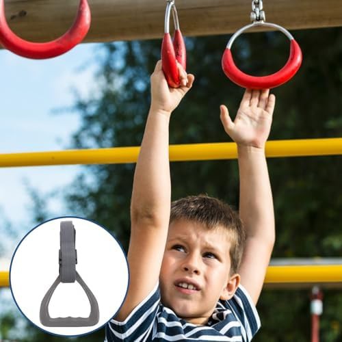 Premium gymnastic rings with adjustable straps — photo 5