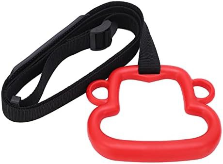 Red ABS gymnastic rings for children — photo 4
